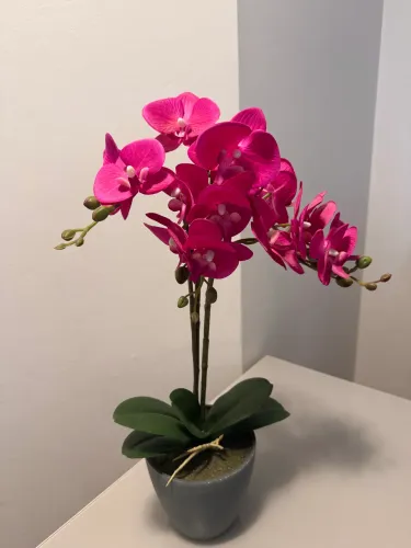 Flor artificial orquídea