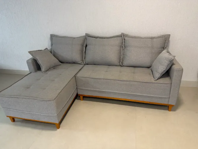 Sofá semi retrátil para sala TV