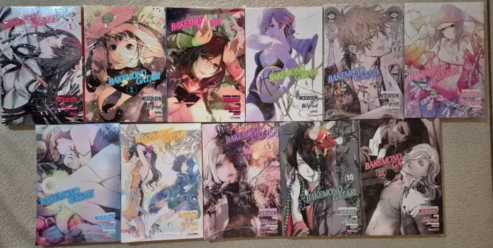 Bakemonogatari Coleção Completa do volume 1 ao 22 em português brasileiro