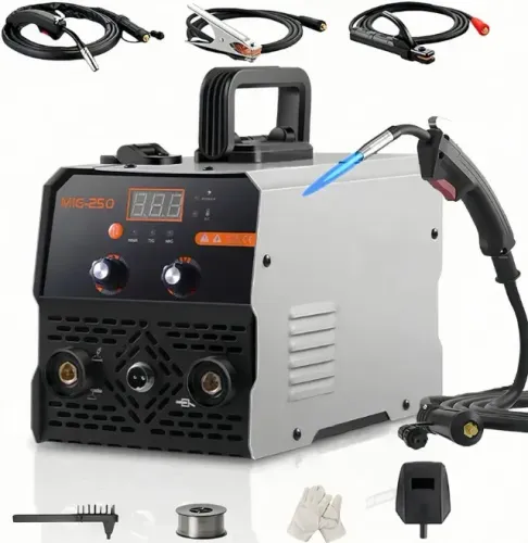Máquina de Solda 3 em 1 MIG MMA TIG 250A 110V/220V com Display LCD (Soldadora Inverter IGB