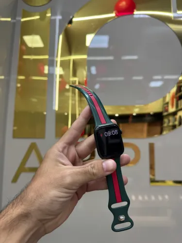 APPLE WATCH SÉRIES 7 45MM VERDE SEMI NOVO PROMOÇÃO