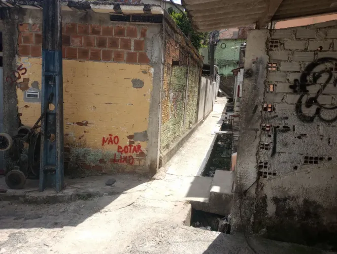 Casa em construção.