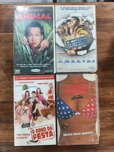 Lote VHS 4 filmes American Pie 2