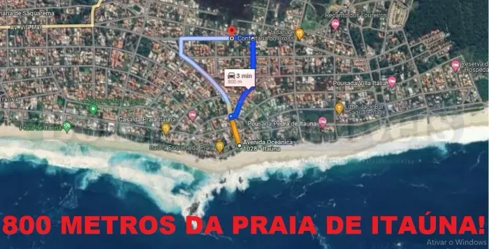 Lote/Terreno para venda possui 1500 metros quadrados em Itaúna - Saquarema - RJ