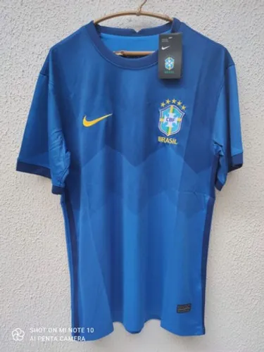 Camiseta de time Brasil azul