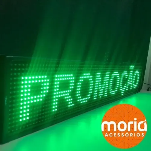 Painel De LED, Letreiro Digital 100cm x 20cm Alto Brilho<br>