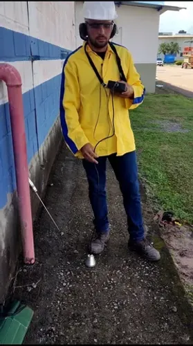 Localizamos seu vazamento no lugar exato. Caça vazamento por ultrassom