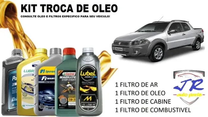 Kit Troca de Óleo e Filtros