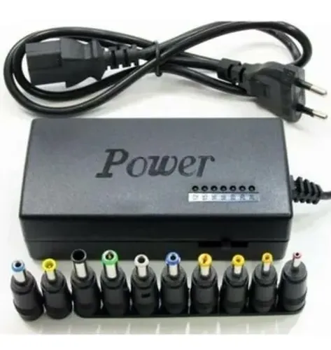 Carregador Fonte Universal para Notebook 120W 10 Plugs bivolt
