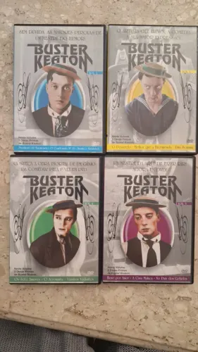 DVD Coleção Buster Keaton - 4 Volumes - Obras Primas do Cinema Mudo