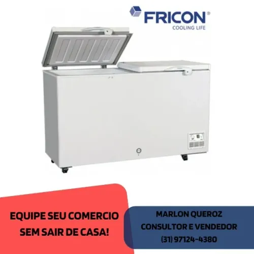 Congelador 2 Tampas Cega 500L Nova