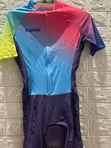 conjuntos de racing xama ciclismo skinsute skinsuta mulheres de manga curta