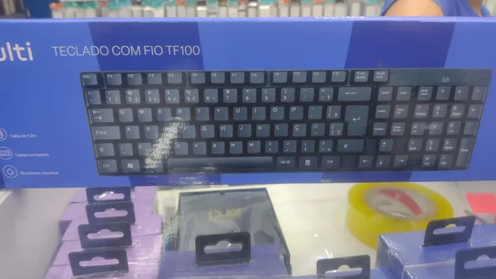 Teclado USB com fio/entrega grátis