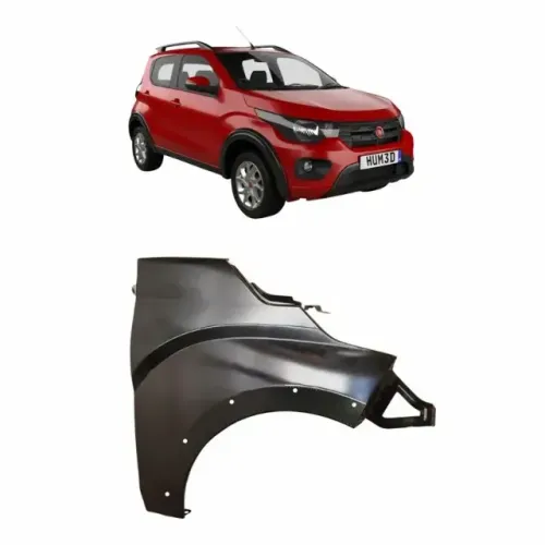   Paralama Fiat Mobi 2016 2017 2018 2019 2020 Way Lado Direito 