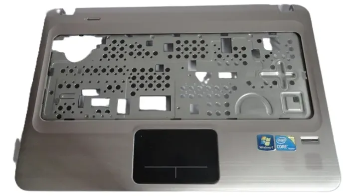 Carcaça superior do notebook HP pavilion series dm4, com touchpad, leitor impressao