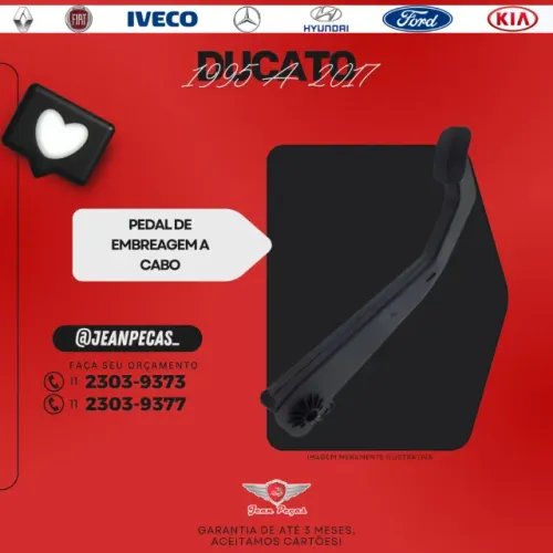 pedal da embreagem - ducato
