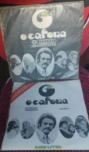 2 Vinis - Trilha Sonora Original da Novela O Cafona -1970 - Som Livre