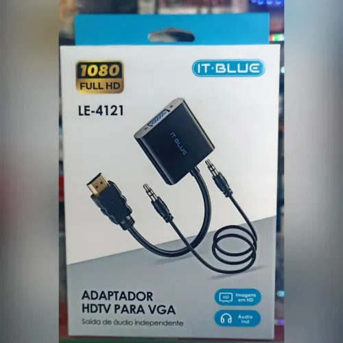 Adaptador HDTV para VGA - IT-BLUE LE-4121(Honestidade e Qualidade é na JK eletrônicos)