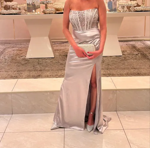 Vestido Prata para Formatura/ Madrinha de casamento