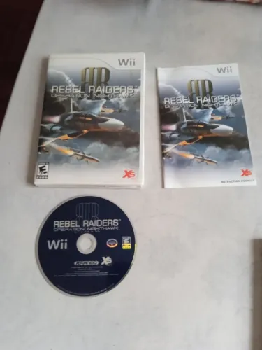 Jogo Rebel Raiders Operation Nighthawk original completo Nintendo WII 