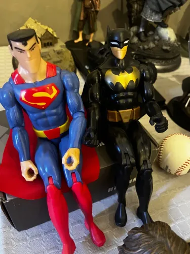 Boneco Liga da justiça Dc Batman e Superman Mattel