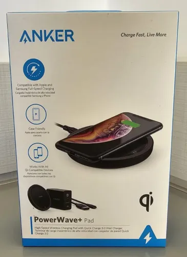 Carregador Sem Fio Anker PowerWave+