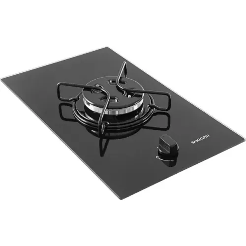 Cooktop Mesa De Vidro 1Q Tripla Chama Suggar Preto FG0101AVP Bivolt