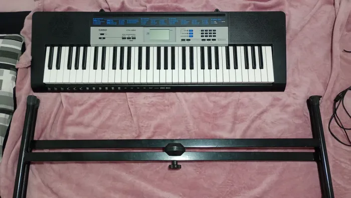Teclado Eletrônico Casio Ctk 1550 - Kit incluso