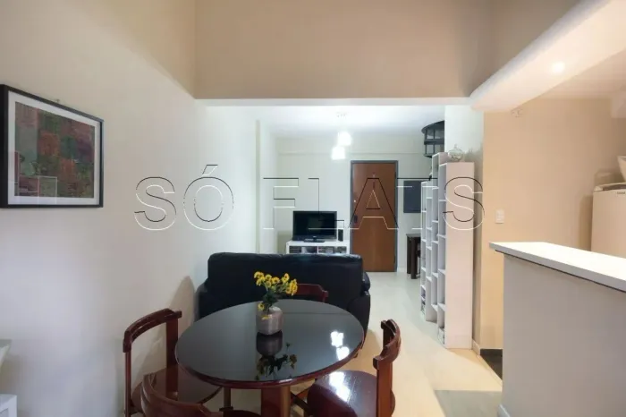Flat Place Vendome disponível para venda com 50m², 01 dorm e 01 vaga de garagem