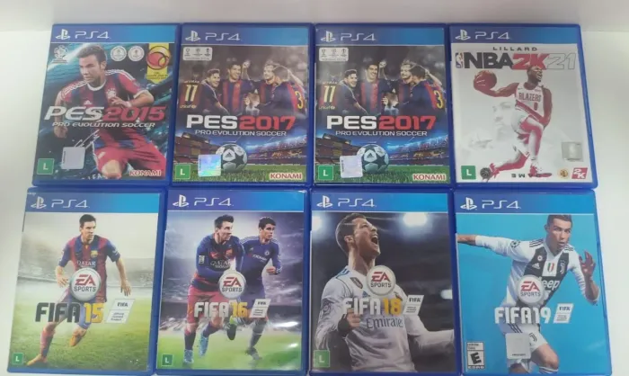 Jogos PS4.