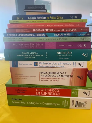 Livros de Nutrição - Diversos Títulos e Edições