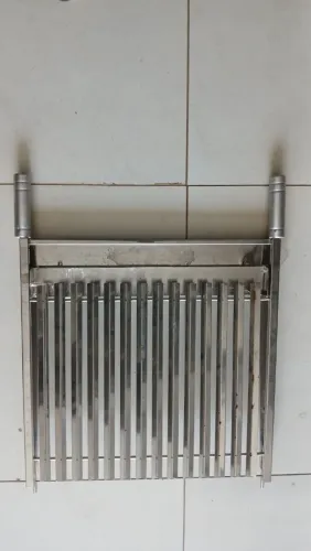 Grelha de inox para churrasqueira