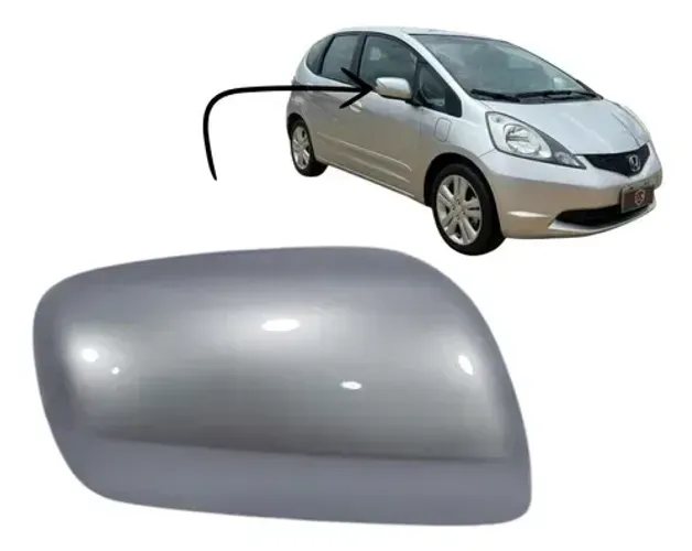 Capa Retrovisor New Fit Sem Seta 2009/2013 Lado Direito