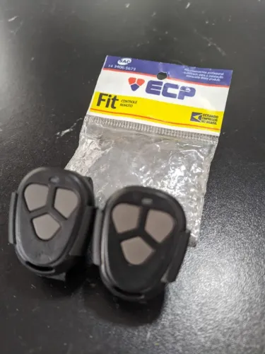 Controle Remoto ECP Fit 433 MHz - 3 botões