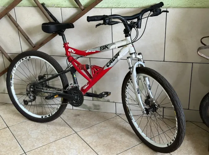 Bike Caloi SK 27v com kit Shimano