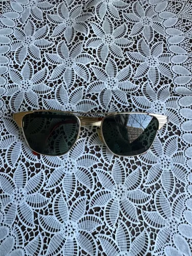 Óculos de Sol Anos 80/90 Vintage Clubmaster Dourado