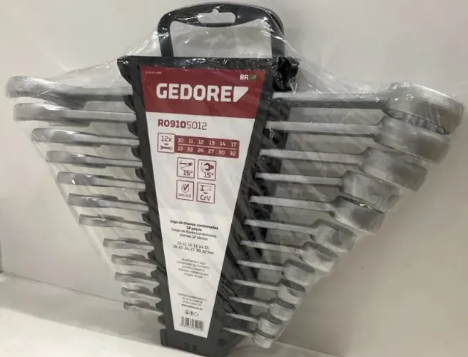 Chave Combinada 10 A 32mm - 12 Peças - GEDORE RED