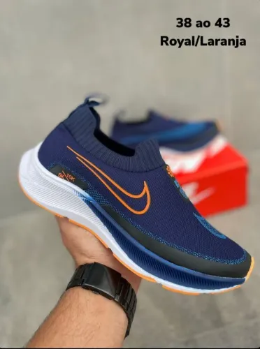 Tênis Nike Royal/Laranja - Numeração 38 ao 43
