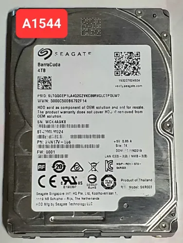 Placa Hd 4 Tb St4000lm024 - Fw: 0001 - Cod. A1544