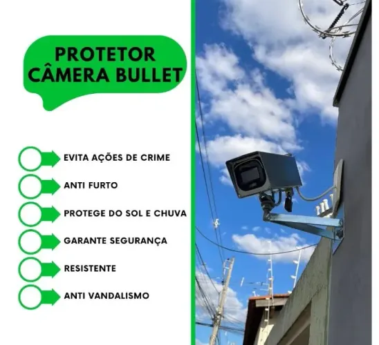 Proteção para Câmera Bullet - Segurança e Durabilidade