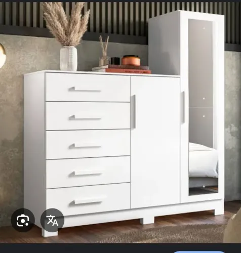Cômoda branca 