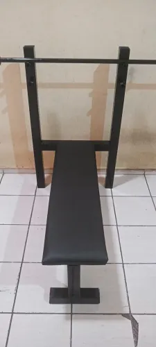 Supino reto com barra zerado