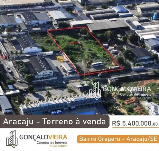 Lote à venda em rua pública, GRAGERU, Aracaju, SE