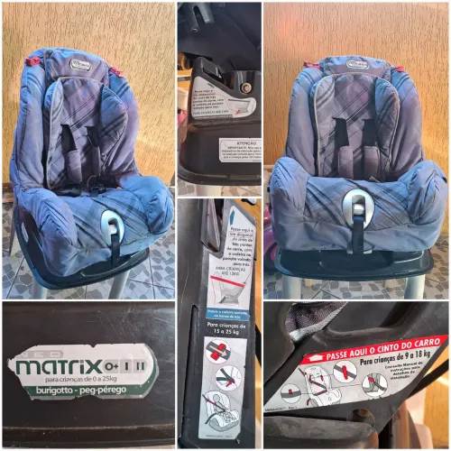 Cadeirinha de Carro Matrix 0 + II Burigotto até 25kg