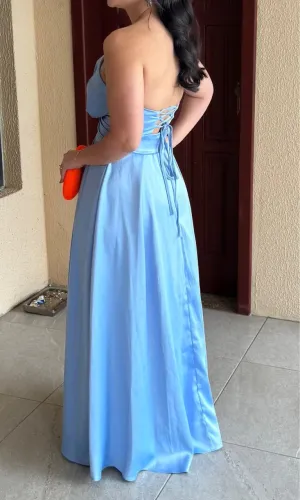 Vestido longo de festa