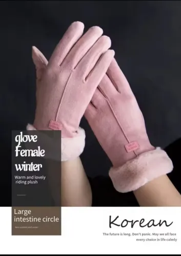 Luvas de inverno femininas Luxo alta qualidade. 