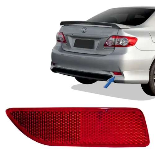 Par Refletor parachoque traseiro Corolla 2012 a 2014 original Novo 