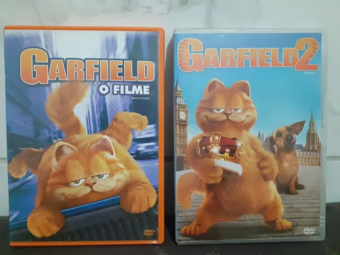 DVD'S GARFIELD O FILME - 1 E 2