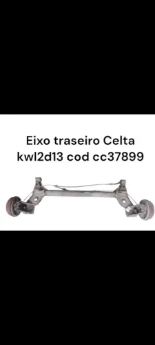 Eixo Traseiro Celta kwl2d13 cc37899