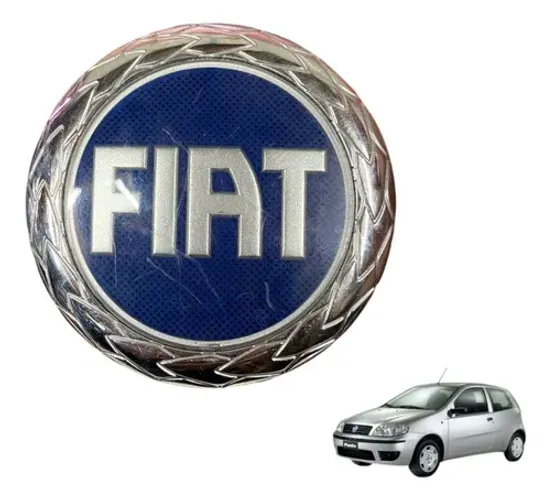 Emblema Grade Dianteira Fiat Punto Palio 2004 2005 2009 Usad